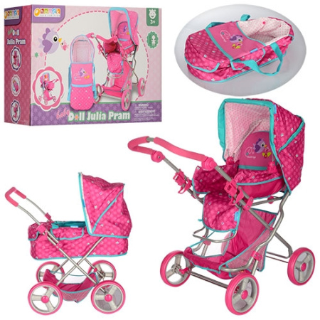 фото Прогулочная коляска для куклы D-86622 люлька-переноска