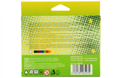 фото Фломастеры для декорирования MALINOS Dekozauber нестираемые 9 (8+1) шт