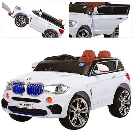 фото Детский джип Bambi M 3102(MP4)EBLR-1 BMW два мотора и два аккумулятора (белый) фото Детский джип Bambi M 3102(MP4)EBLR-1 BMW два мотора и два аккумулятора (белый)