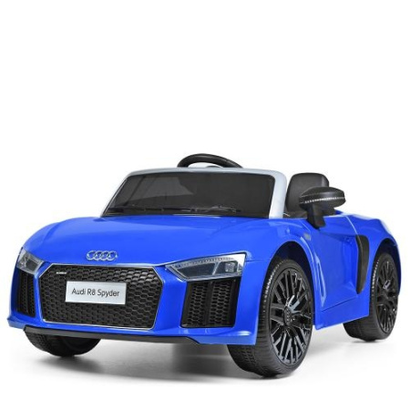 фото Детская машина Audi R8 Spyder M 3449BRS-4 пластиковые колеса и автопокраска (синяя)