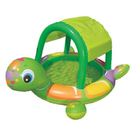 фото Надувной детский бассейн "Черепашка" Intex 57410 с навесом от солнца