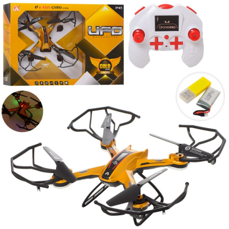 фото Летающий квадрокоптер CH090 со светом и запасными лопостями (33 см)