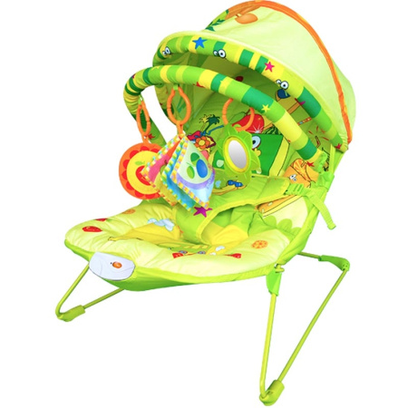 фото Детский шезлонг-качалка М 1105 для новорожденных