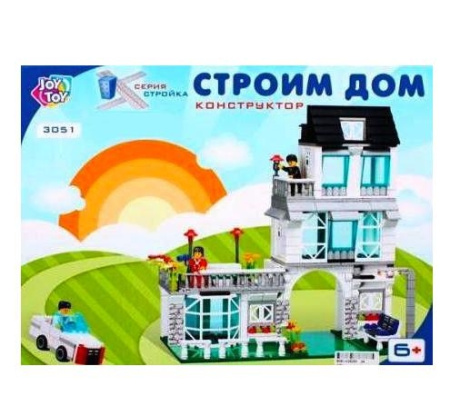 фото Конструктор «Строим дом», 390 деталей, JOY TOY 3051
