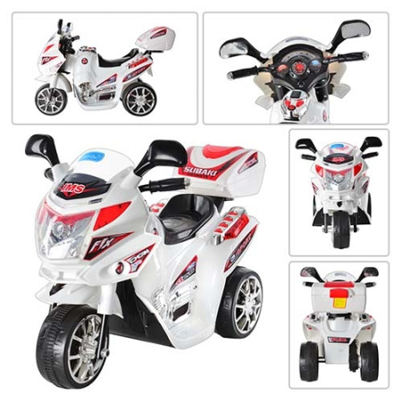 фото Детский мотоцикл M 0567-1 Bambi (белый)