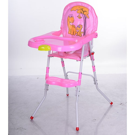 фото Стульчик для кормления 2в1 M 3508-8 регулируется (розовый)
