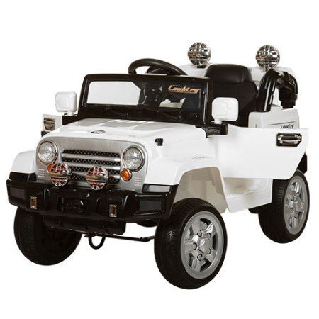 фото Электромобиль джип JJ245EBR-1 (белый)