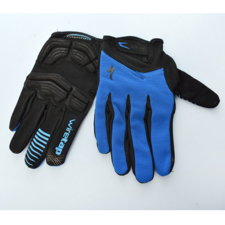 фото Велосипедные перчатки SPECIALIZED AS180057-10L c длинными пальцами (синие)