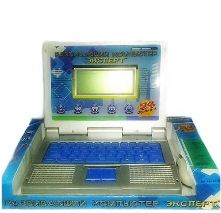 фото Детский обучающий Ноутбук с мышкой 800680 /ZX 66102 ER русскоязычный