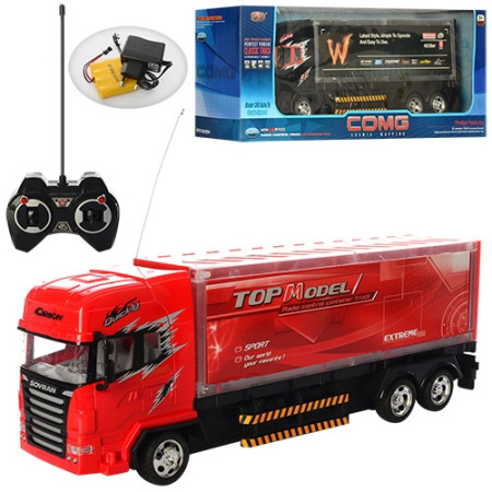 фото Трейлер с радиоуправлением 666-153-154A резиновые колеса (48см)