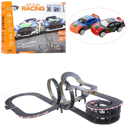 фото Автотрек для детей JJ-32-2 с машинками от сети (901 см)