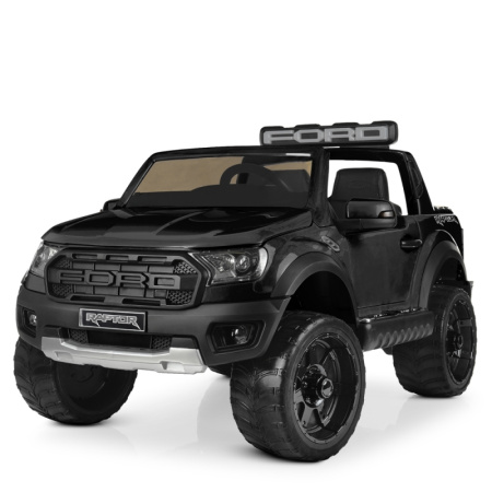 фото Детский электромобиль внедорожник Ford Raptor M 4174EBLR-2 с кожаным сиденьем (черный)