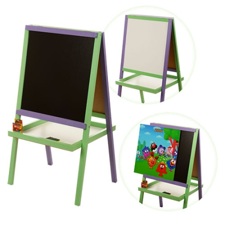 фото Детский мольберт F052 Смешарики с аксессуарами