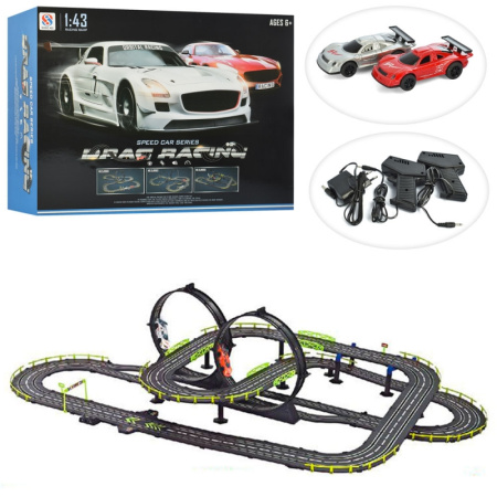 фото Детский автотрек 9903 от сети со световыми эффектами (158-100 см)