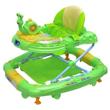 фото Детские ходунки-качалка Bambi 2 в 1 Улитка M 0537-2 (зеленые)