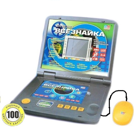 фото Детский Ноутбук «Всезнайка» LX 561 S 100 карточек