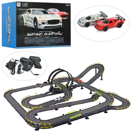 фото Детский автотрек с радиоуправлением 9907 работает от сети (204-150 см)