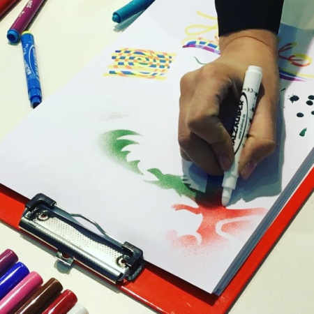 фото Фломастеры-аэрографы волшебные MALINOS BLOpens Magic 5 (4+1+1) шт