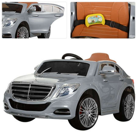 фото Детская электромашина Mercedes S-Class ZP 8003EBLR-11 кожаное сиденье (серебристый) фото Детская электромашина Mercedes S-Class ZP 8003EBLR-11 кожаное сиденье (серебристый)