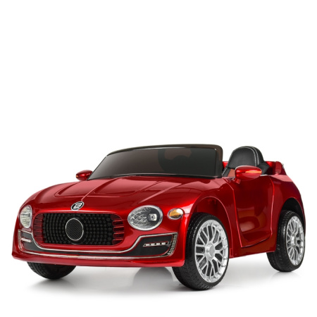 фото Детский электромобиль машина Bentley M 4109EBLRS-3 кожаное сиденье и автопокраска (красный)