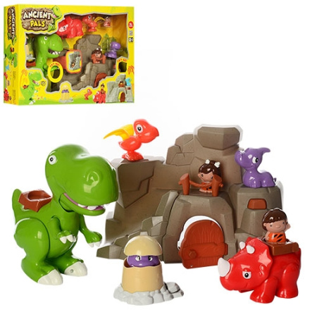 фото Детский игровой набор KEENWAY 13631 динозавры пещера