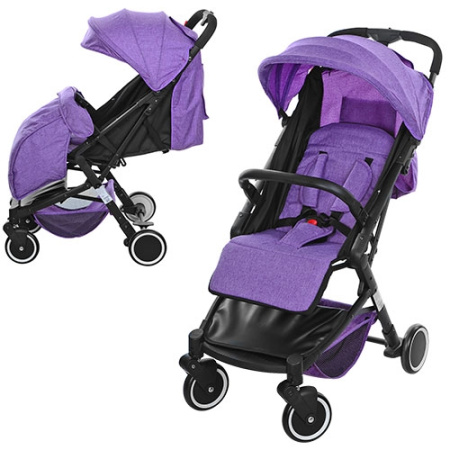 фото Прогулочная коляска для детей M 3549-9 книжка (фиолетовая)