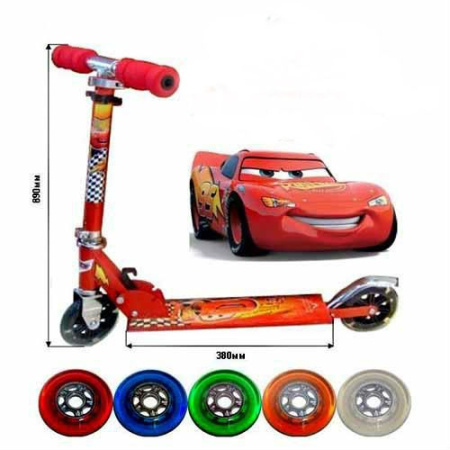 фото Складной самокат JR 2-012 двухколесный