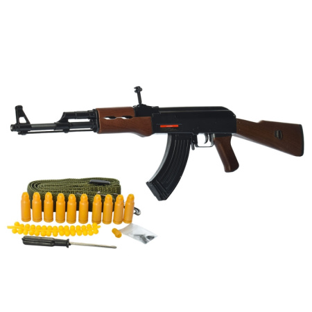 фото Детский автомат 2047A стреляет мягкими и пластиковыми пулями (87 см)