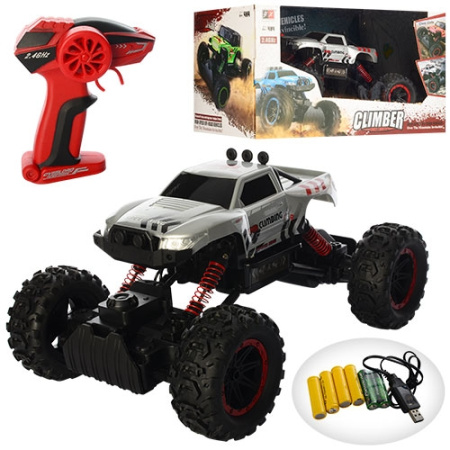 фото Джип с пультом управления 8897-186B свет резиновые колеса 4х4 (33,5см)