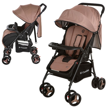 фото Коляска для детей M 3443-17 GIFT прогулочная книжка (коричневый)