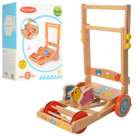 фото Деревянная игрушка Каталка MD 1199