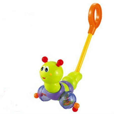 фото Развивающая каталка PlaySmart 9147 гусеница на палке