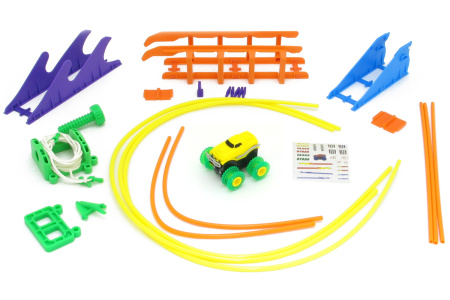 фото Машинка на бат. Trix Trux набор с трассой (желтый)