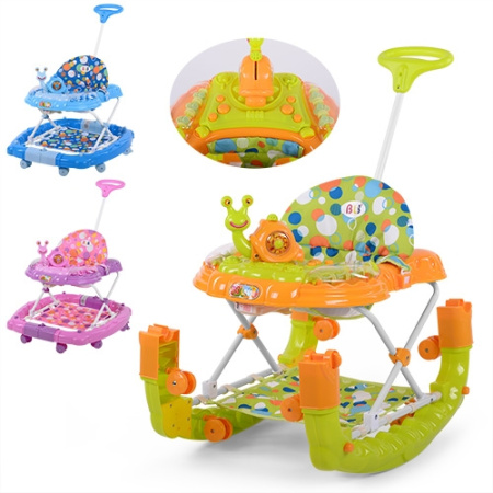 фото Детские ходунки Bambi BL 6221 SYT качалка улитка
