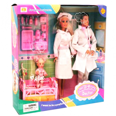 фото Кукла 20996 DEFA "Семья: мама, папа и ребенок"