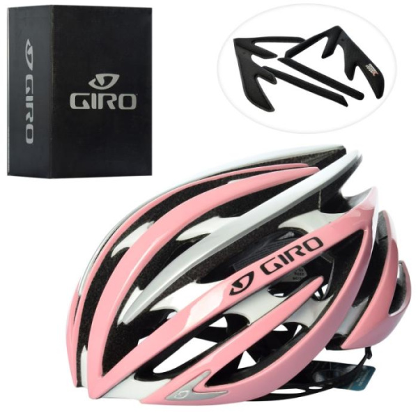 Защитный шлем для взрослого GIRO AS180071-5 размер M 20 вентиляционных отверстий (розовый)