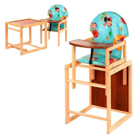 фото Детский стульчик для кормления Vivast V-002-2 (божья коровка голубой)