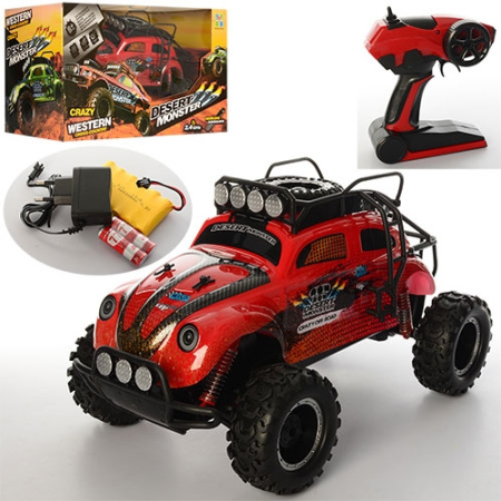 фото Джип с радиоуправлением 91599 амортизаторы надувные колеса (40см)