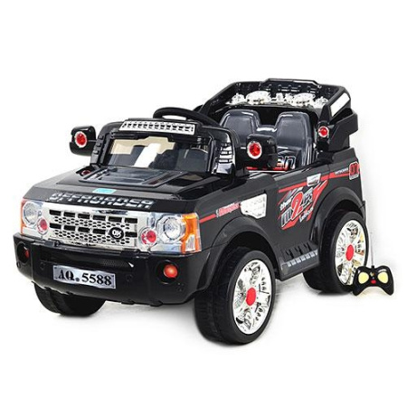 фото Детский электромобиль JJ 012 NR-2 Машина Джип Land Rover с пультом управления (черный)