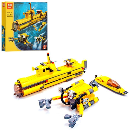 фото Детский конструктор 24012 подводная лодка (673 детали)