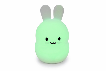 фото Детский ночник-игрушка Click "Hічні звірятка" Зайчик 14 см