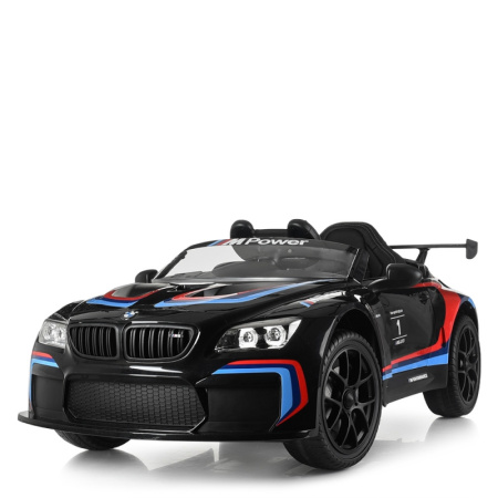 фото Детский спортивный электромобиль BMW M6 GT3 M 5405EBLR-2 с радиоуправлением (черный) фото Детский спортивный электромобиль BMW M6 GT3 M 5405EBLR-2 с радиоуправлением (черный)