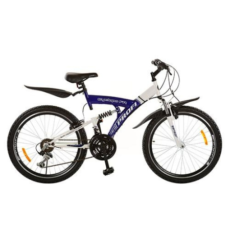 фото Скоростной велосипед 24 дюйма Profi M2415E (сине-белый)