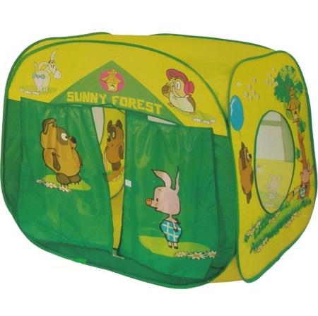 фото Детская игровая палатка куб 6037 "Винни Пух"