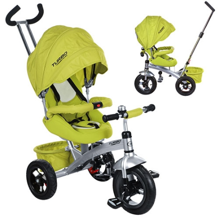 фото Трехколесный велосипед колясочного типа M 3194-A (зеленый)