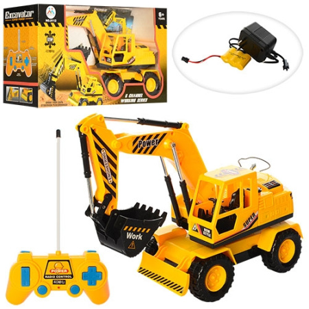 фото Экскаватор с пультом управления 0112 подвижный ковш (29см)