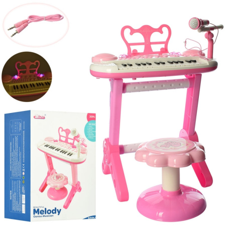 фото Синтезатор со стульчиком 3232C микрофон запись демо