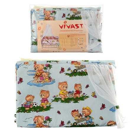 фото Детское постельное белье Vivast М V-620-1-19-2 (6 предметов)