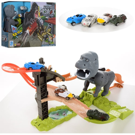 фото Автотрек для детей 9988-81 с гориллой