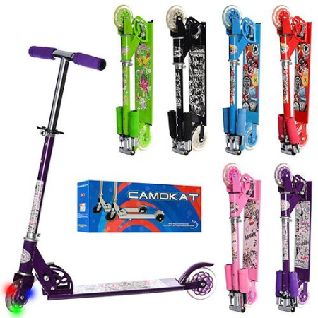 фото Самокат детский двухколесный JR 2-006 Profi (руль до 75см)